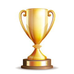 Golden trophy cup - 67771599