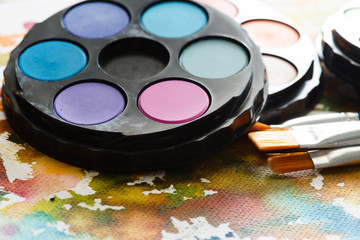 watercolor paints