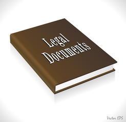 Legal documents or law book represents legal proceedings