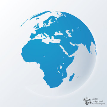 Infographics Vector Backgrounf  #Global, World Map, Earth