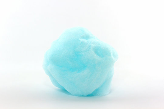 Blue spun sugar, Cotton Candy.