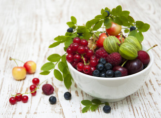 Assorted fresh berries