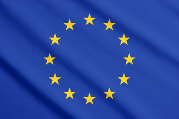 Flag of European Union - obrazy, fototapety, plakaty