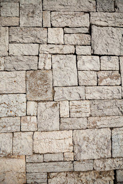 fragment of ancient masonry walls
