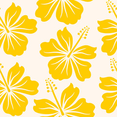 Yellow hibiscus - 67776126