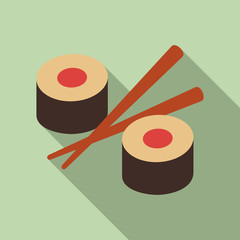 Sushi rolls vector illustration