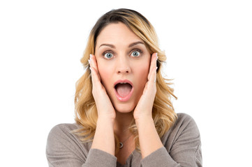 Amazed Beautiful Woman