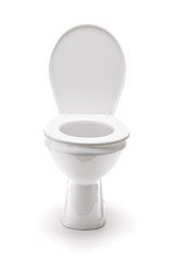 Studio shot of a toilet bowl