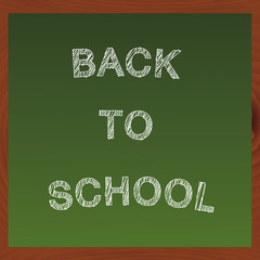 Vector board - back to school