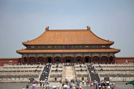 The Hall of Supreme Harmony in the Forbidden City, Beijing, Chin