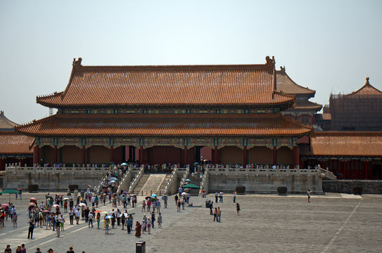 The Hall of Supreme Harmony in the Forbidden City, Beijing, Chin