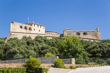 Fototapeta na wymiar Antibes, France. View of fort Carre