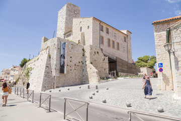 Antibes, France. Castle of Grimaldi (XII c.)