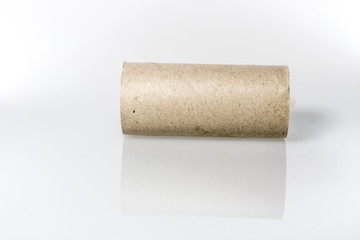 Leere Toilettenpapierrollen