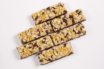 Sechs M&uuml;sliriegel