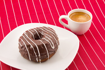 Cronut and coffee
