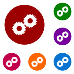 web button / circle frame / speech bubble