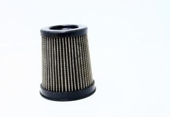 filtre d'aspirateur usagé, sale