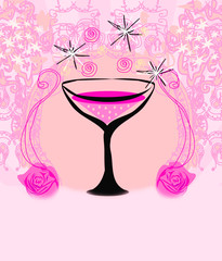 Cocktail party Invitation Card