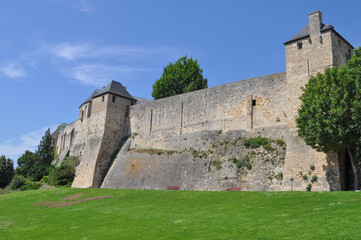Fototapeta na wymiar Chateau Ducal castle in Caen