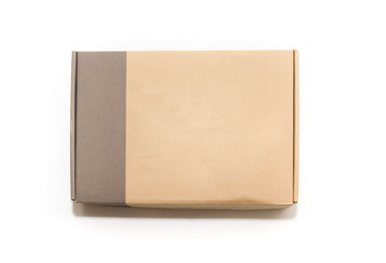 paper box on white