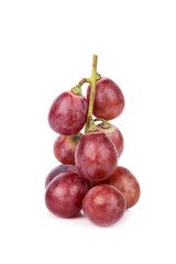 red grape isolated on white background