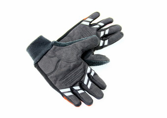 paire de gants,enfant,accessoire hiver,isolé,fond blanc