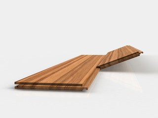 New parquet of brown color