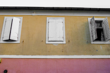 Fototapeta na wymiar Three Windows