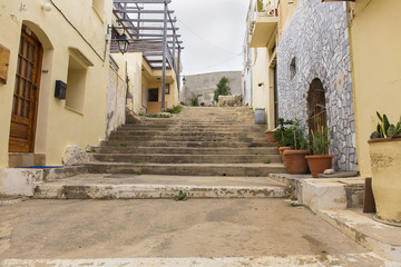 Fototapeta na wymiar beautiful streets of Rethymno