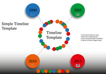 Simple timeline