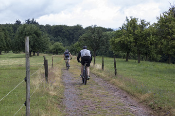 Obraz premium mountainbiker