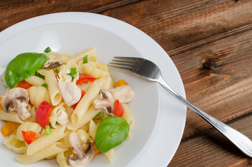 Pasta with chicken