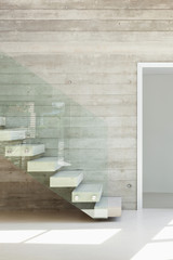 New architecture, concrete stair