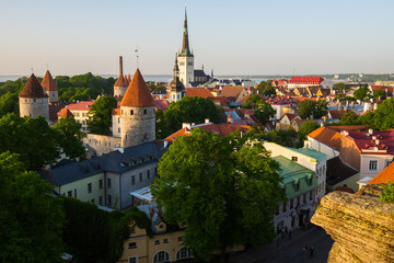 View from Patkuli viewing platform, Tallinn, Estonia