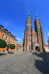 Obraz premium Wrocław - Ostrów Tumski