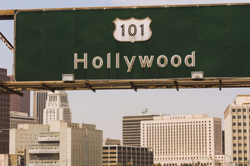 Naklejka premium Hollywood sign