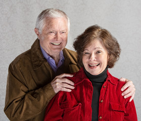 Laughing Senior Couple