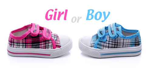 Is it a boy or a girl? - obrazy, fototapety, plakaty