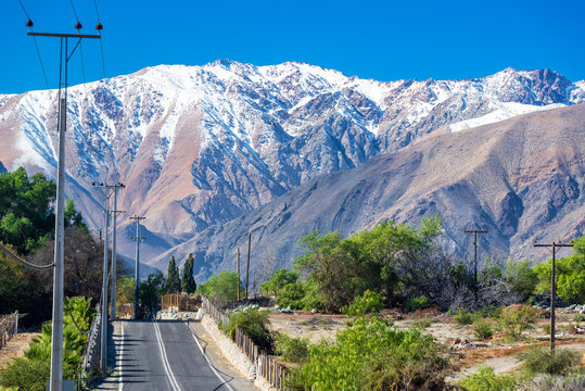 Road Through Andes Mountains