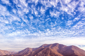 Naklejka premium Dry Hills in the Elqui Valley
