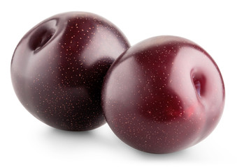 Ripe plum fruit
