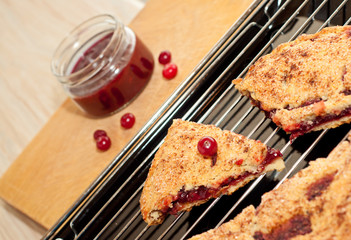 pie with cranberries