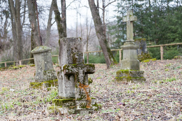 abandoned cemetery