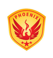 Phoenix vector emblem