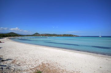 Obraz premium baie santa giulia en corse