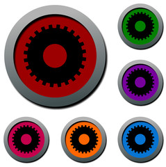 web button / circle frame / speech bubble