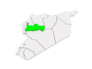 Map of Ham. Syria.