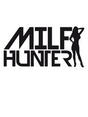 Fototapeta na wymiar Milf Hunter Logo