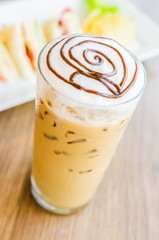 Iced mocha coffee